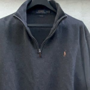 Polo Ralph Lauren Estate Rib Quarter Zip Pulloever Sweater Men’s Sz XL -…